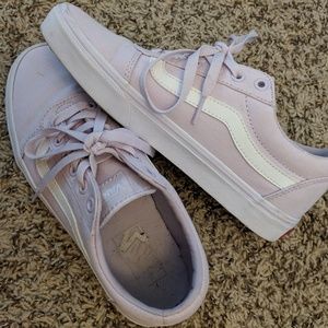 Lavender Vans Old Skools